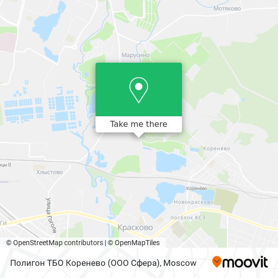 Полигон ТБО Коренево (ООО Сфера) map