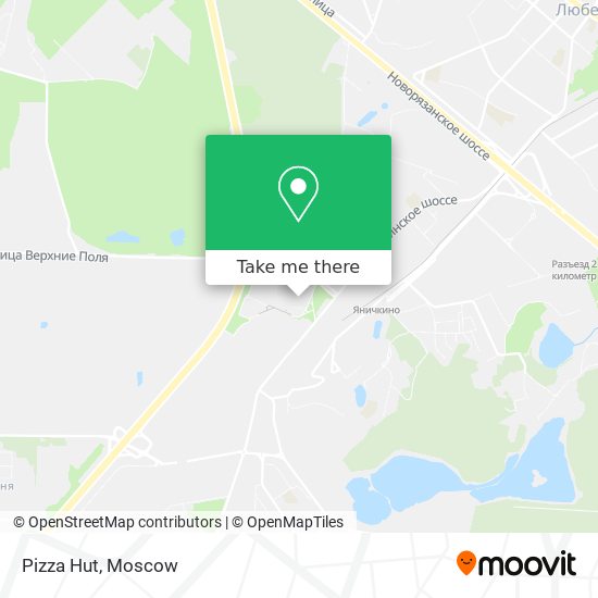 Pizza Hut map