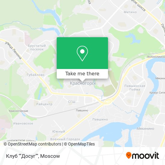 Клуб ""Досуг"" map