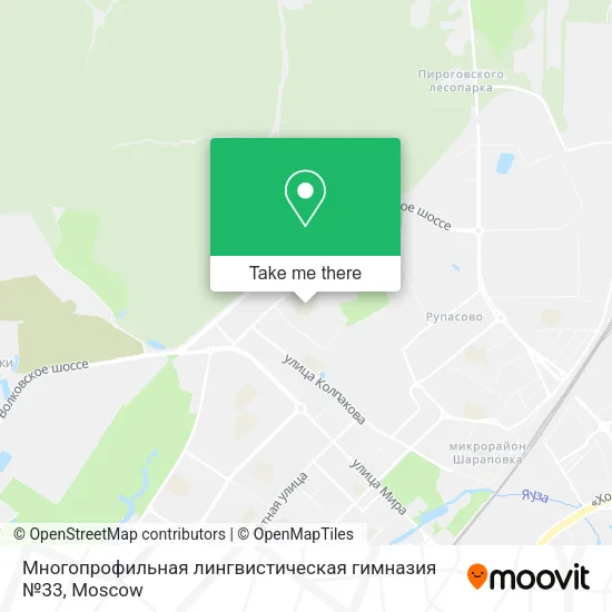 Многопрофильная лингвистическая гимназия №33 map