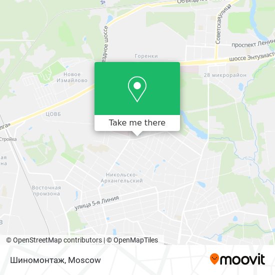 Шиномонтаж map