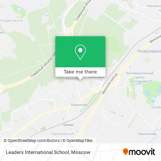 Leaders International School map