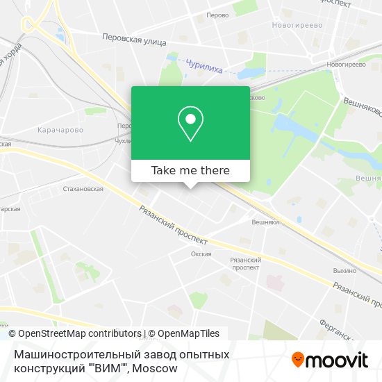 Машиностроительный завод опытных конструкций ""ВИМ"" map