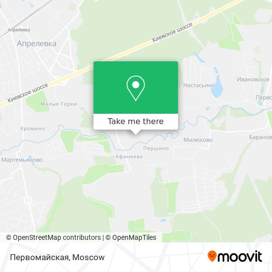 Первомайская map