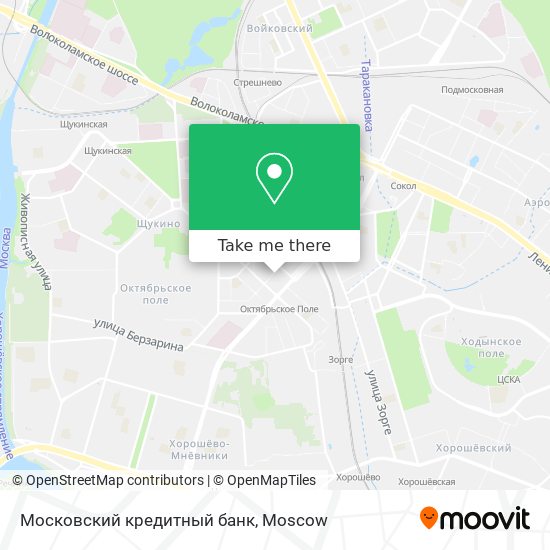 Московский кредитный банк map