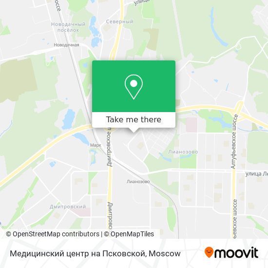 Медицинский центр на Псковской map