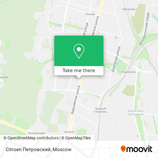 Citroen Петровский map