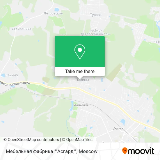 Мебельная фабрика ""Асгард"" map