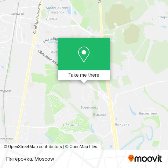 Пятёрочка map