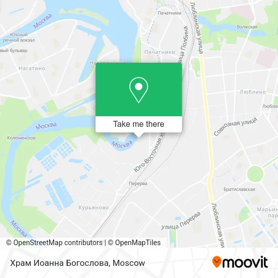 Храм Иоанна Богослова map