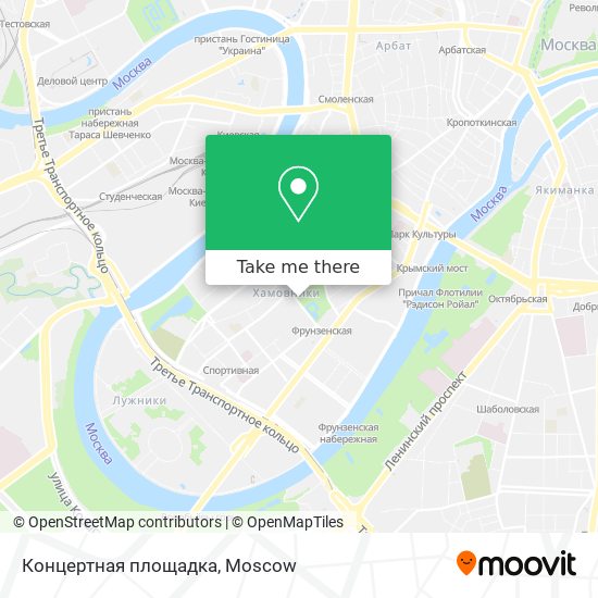 Концертная площадка map