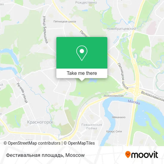 Фестивальная площадь map