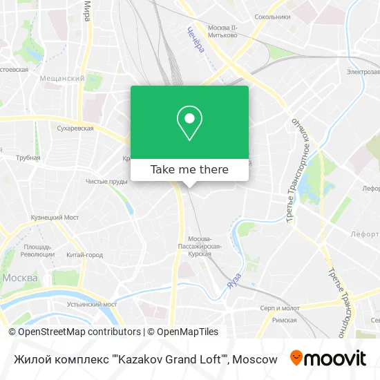 Жилой комплекс ""Kazakov Grand Loft"" map