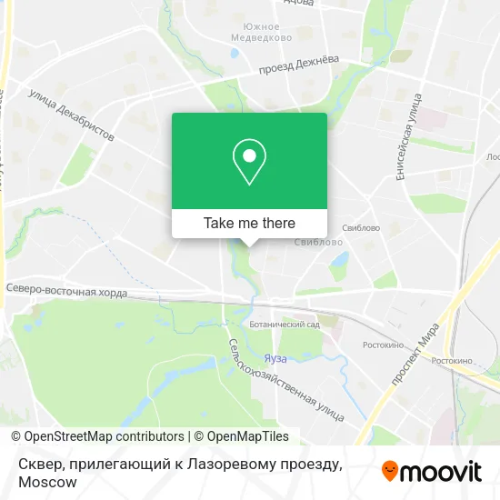 Сквер, прилегающий к Лазоревому проезду map