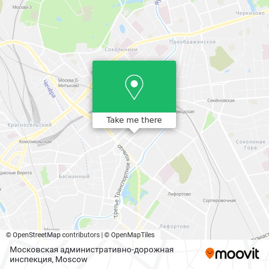 Московская административно-дорожная инспекция map