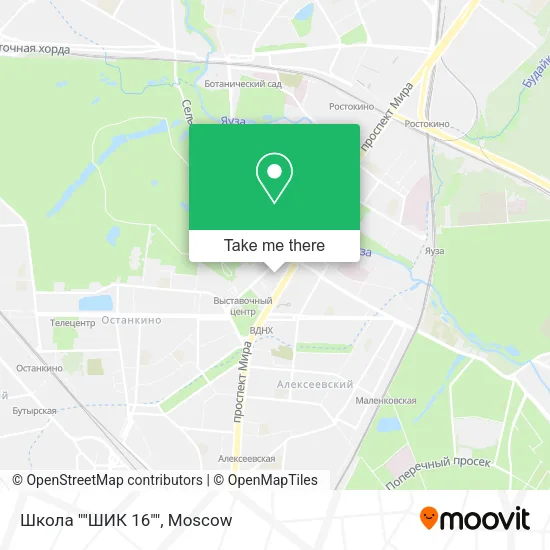 Школа ""ШИК 16"" map