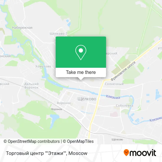 Торговый центр ""Этажи"" map
