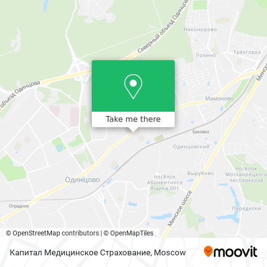 Капитал Медицинское Страхование map