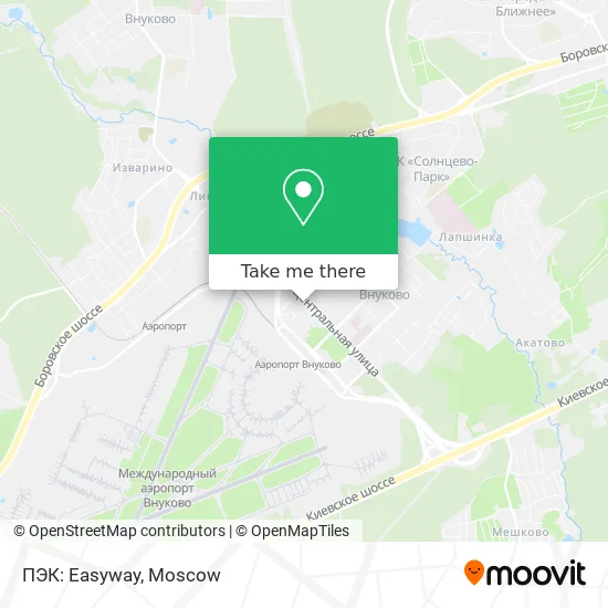ПЭК: Easyway map