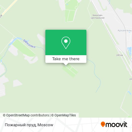 Пожарный пруд map