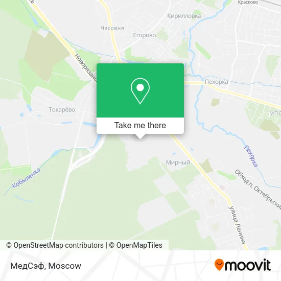 МедСэф map