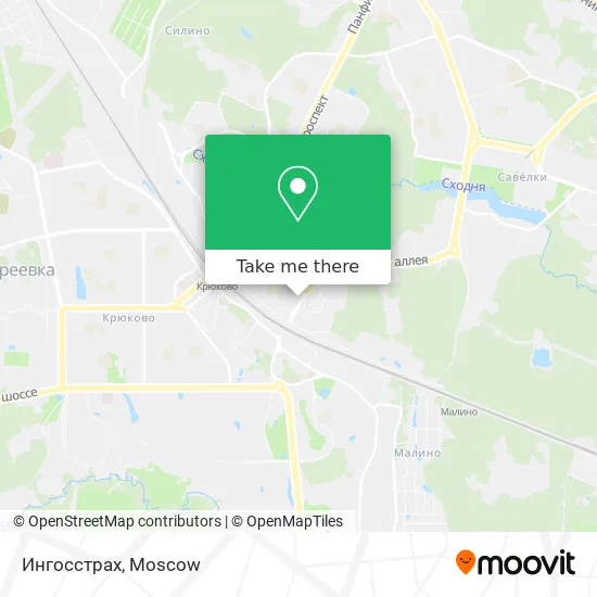 Ингосстрах map