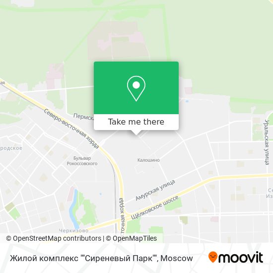 Жилой комплекс ""Сиреневый Парк"" map
