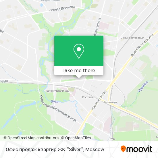 Офис продаж квартир ЖК ""Silver"" map