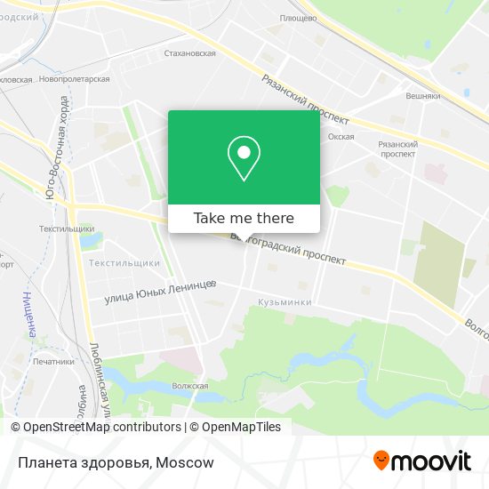Планета здоровья map