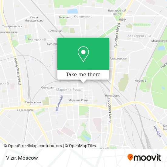 Vizir map