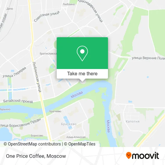 One Price Coffee map