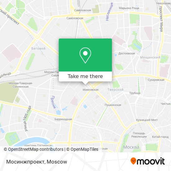 Мосинжпроект map