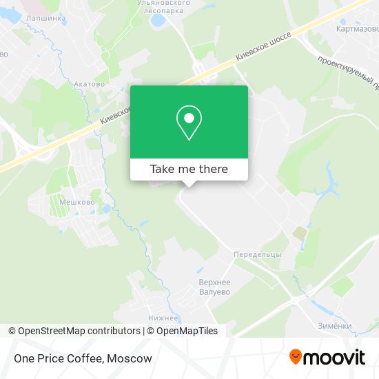 One Price Coffee map