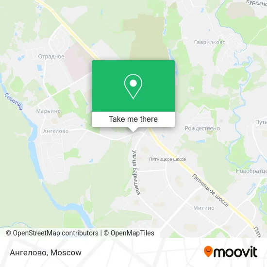 Ангелово map