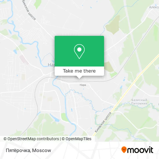 Пятёрочка map