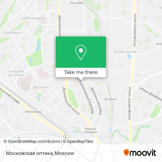 Московская оптика map