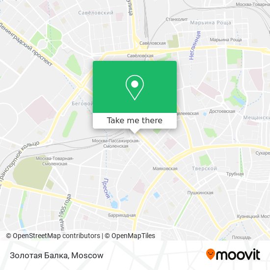 Золотая Балка map