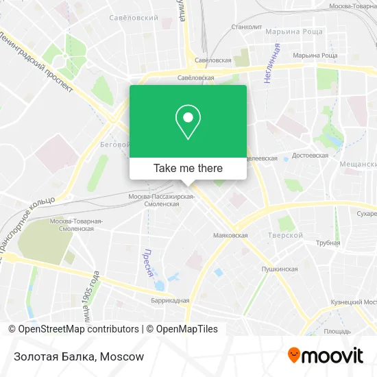 Золотая Балка map