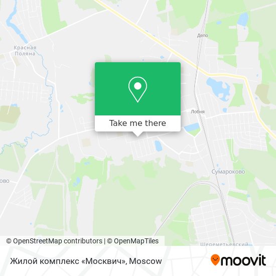 Жилой комплекс «Москвич» map