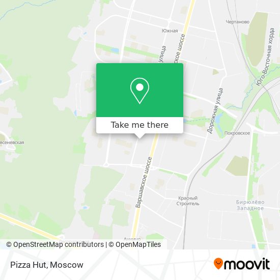 Pizza Hut map