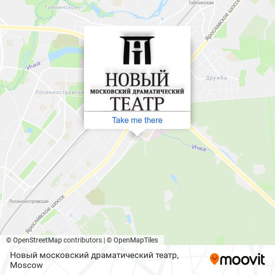 Новый московский драматический театр map