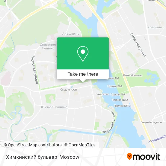 Химкинский бульвар map