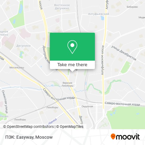 ПЭК: Easyway map