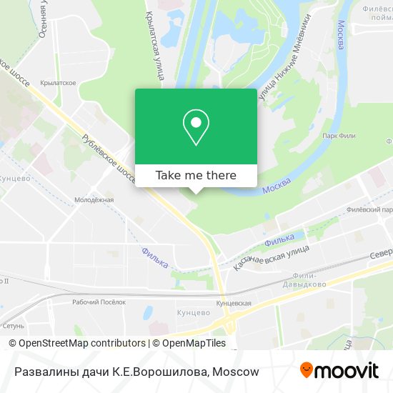 Развалины дачи К.Е.Ворошилова map