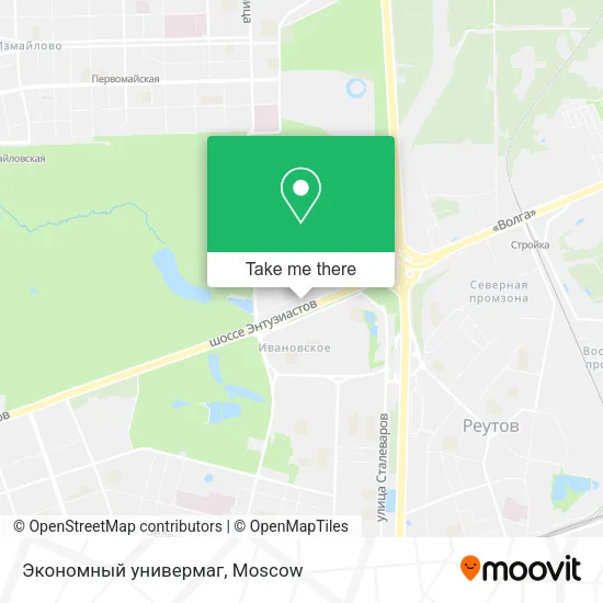 Экономный универмаг map