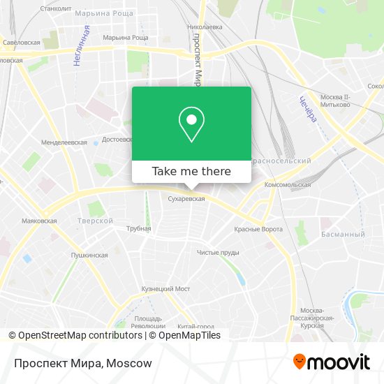 Проспект Мира map