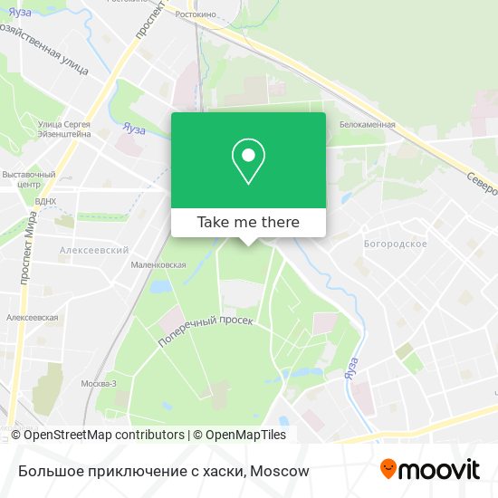 Большое приключение с хаски map