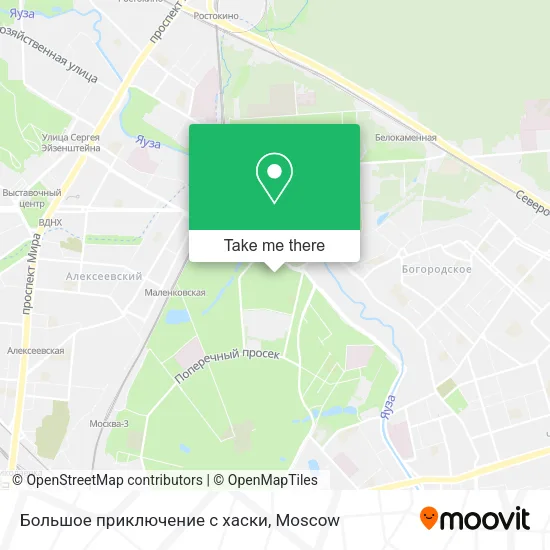 Большое приключение с хаски map