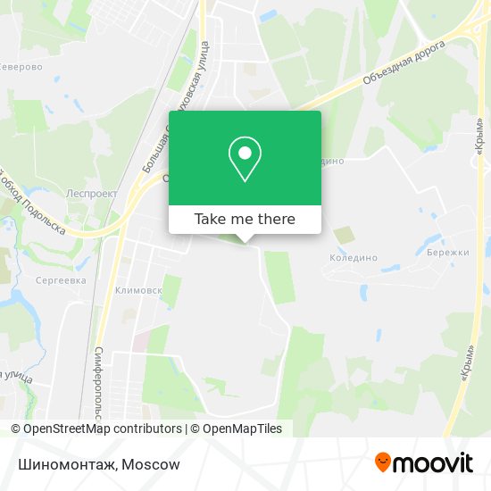 Шиномонтаж map