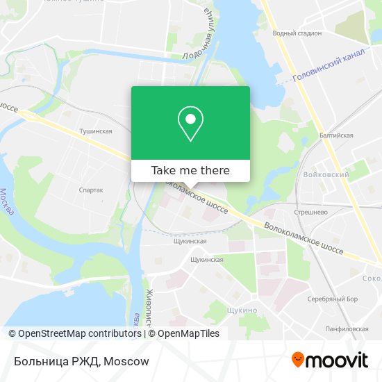 Больница РЖД map